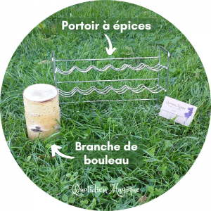 Portoir épices upcyclé